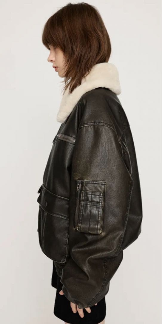 スライVINTAGE F／LEATHER S／ブルゾン