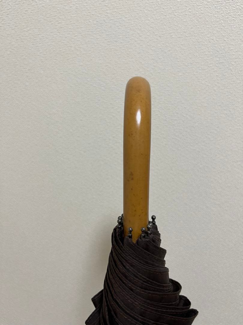 FOX UMBRELLAS 折りたたみ傘 ブラウン 藤