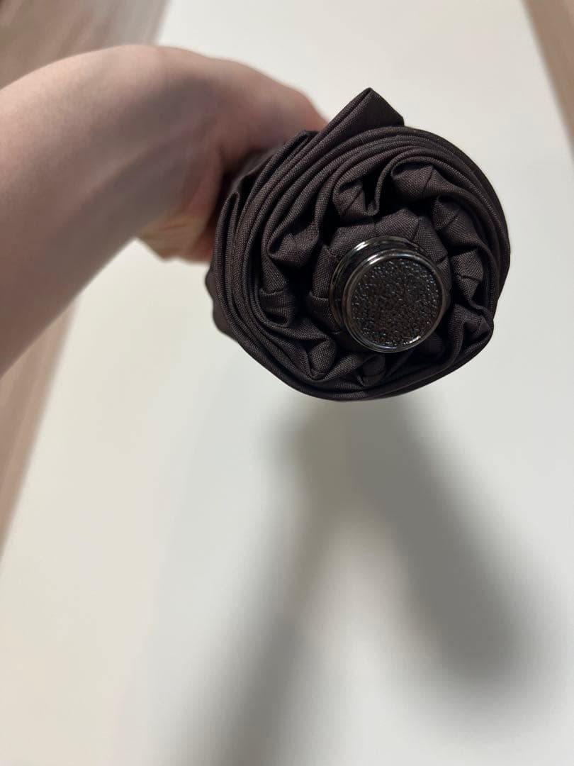 FOX UMBRELLAS 折りたたみ傘 ブラウン 藤