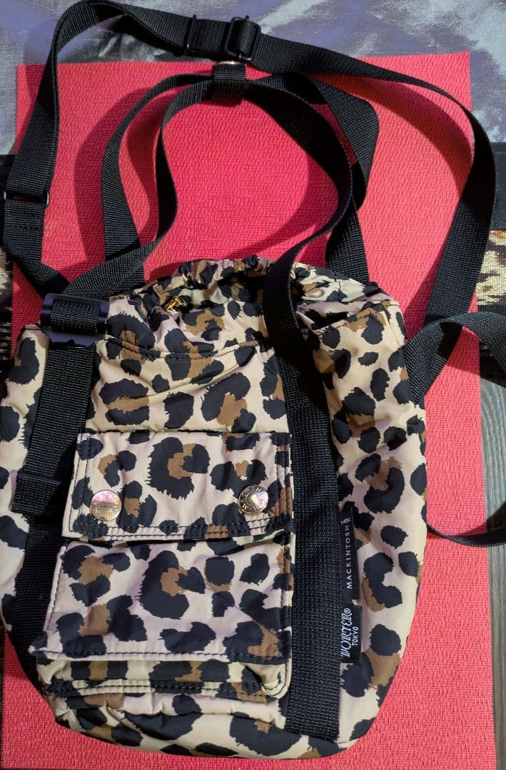 【極美品】MACKINTOSH × PORTER レオパードプリントバッグ