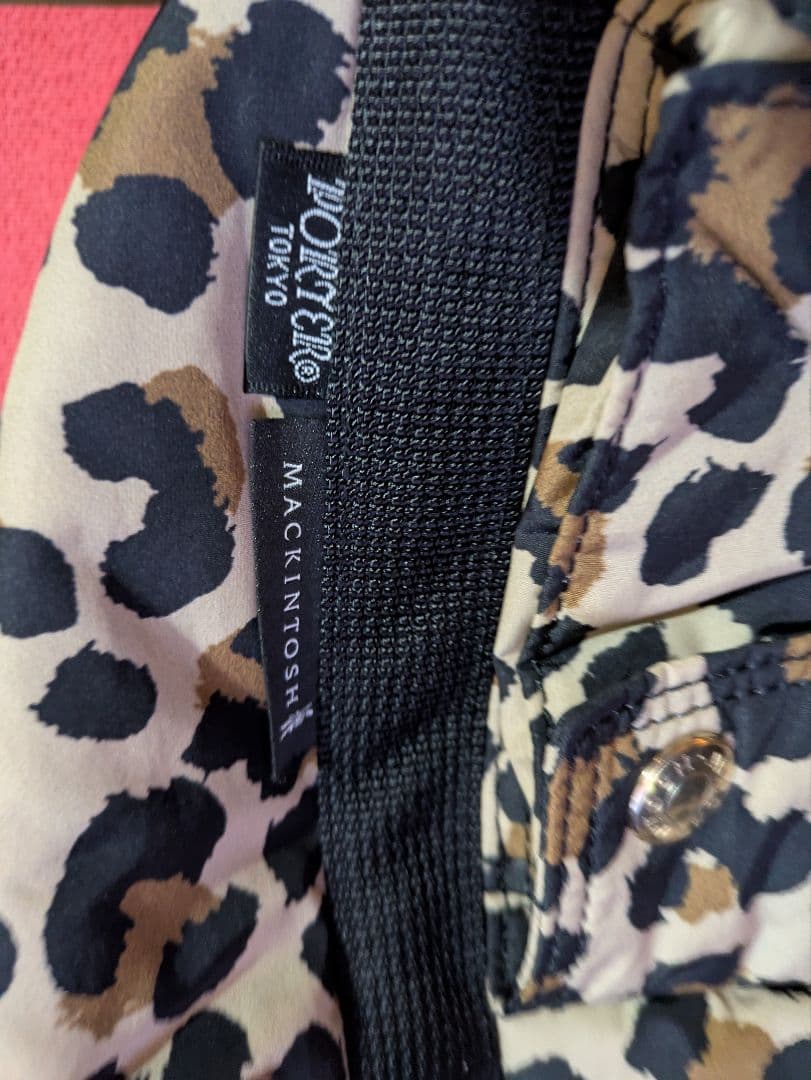 【極美品】MACKINTOSH × PORTER レオパードプリントバッグ