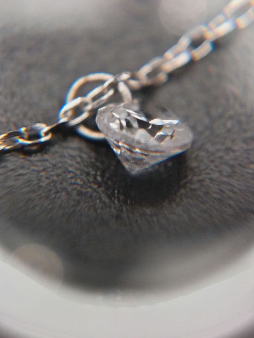 WISP◎K10WGブレスレット◎クリアストーン◎調節可◎アクセサリー◎10金