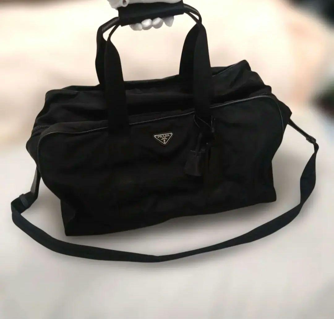 PRADA 黒 ナイロン ボストンバッグ