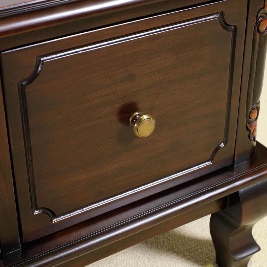 I 新品 テレビボード L テレビ台 ラック AVボード アンティーク リビング