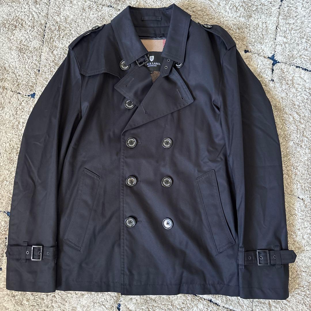 【極美品✨】ブラックレーベルクレストブリッジ　トレンチコート　XL ライナー