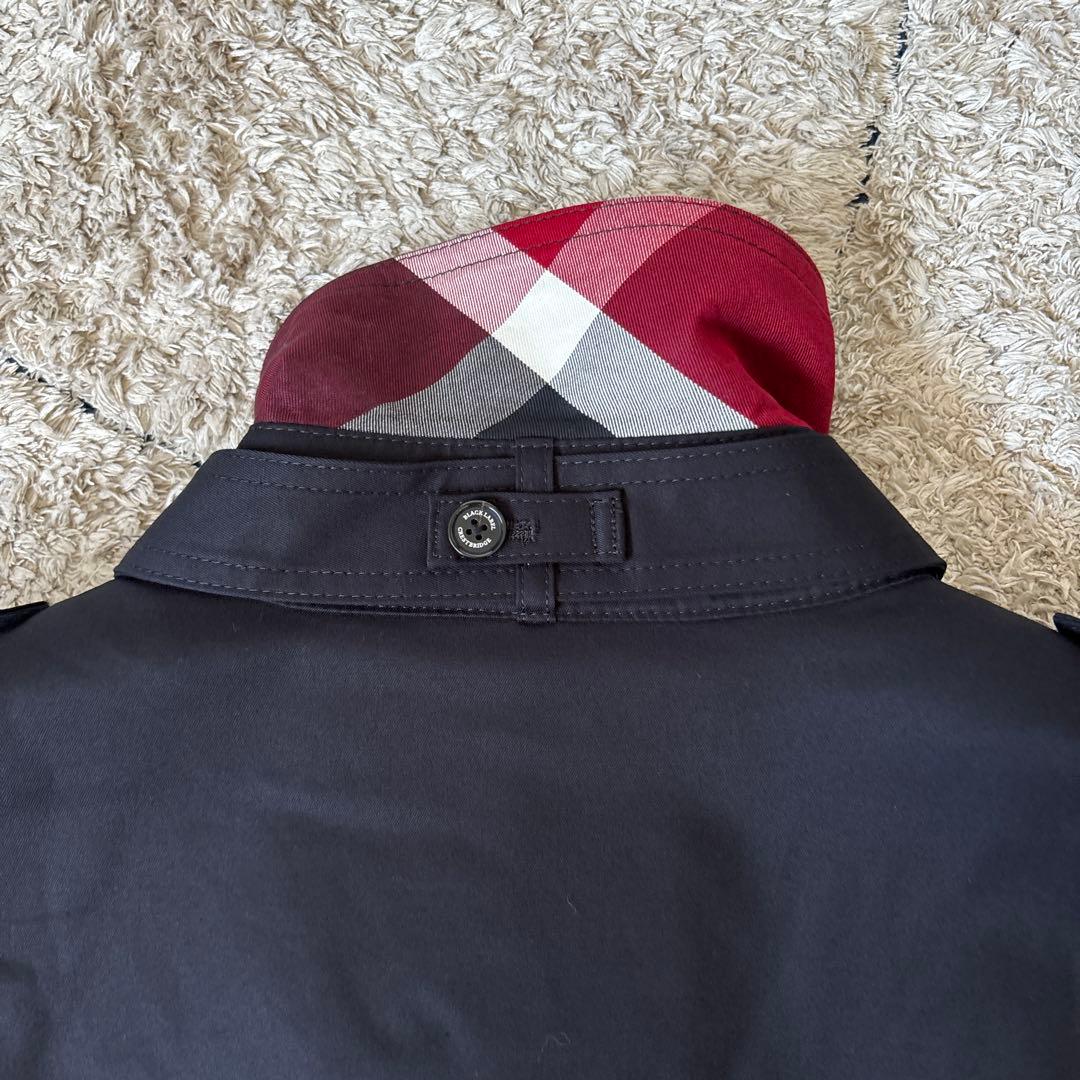 【極美品✨】ブラックレーベルクレストブリッジ　トレンチコート　XL ライナー