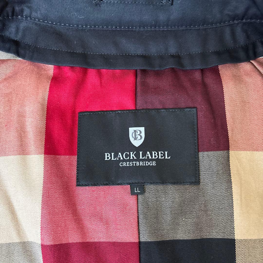 【極美品✨】ブラックレーベルクレストブリッジ　トレンチコート　XL ライナー