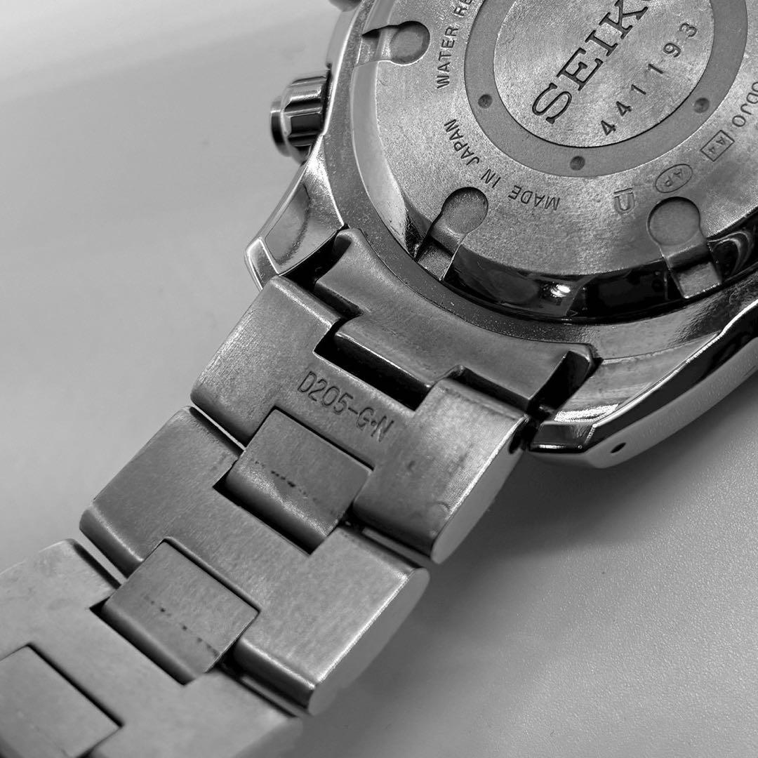 SEIKO CHRONOGRAPH 7T92-0DJ0 プロスペックス　文字盤黒