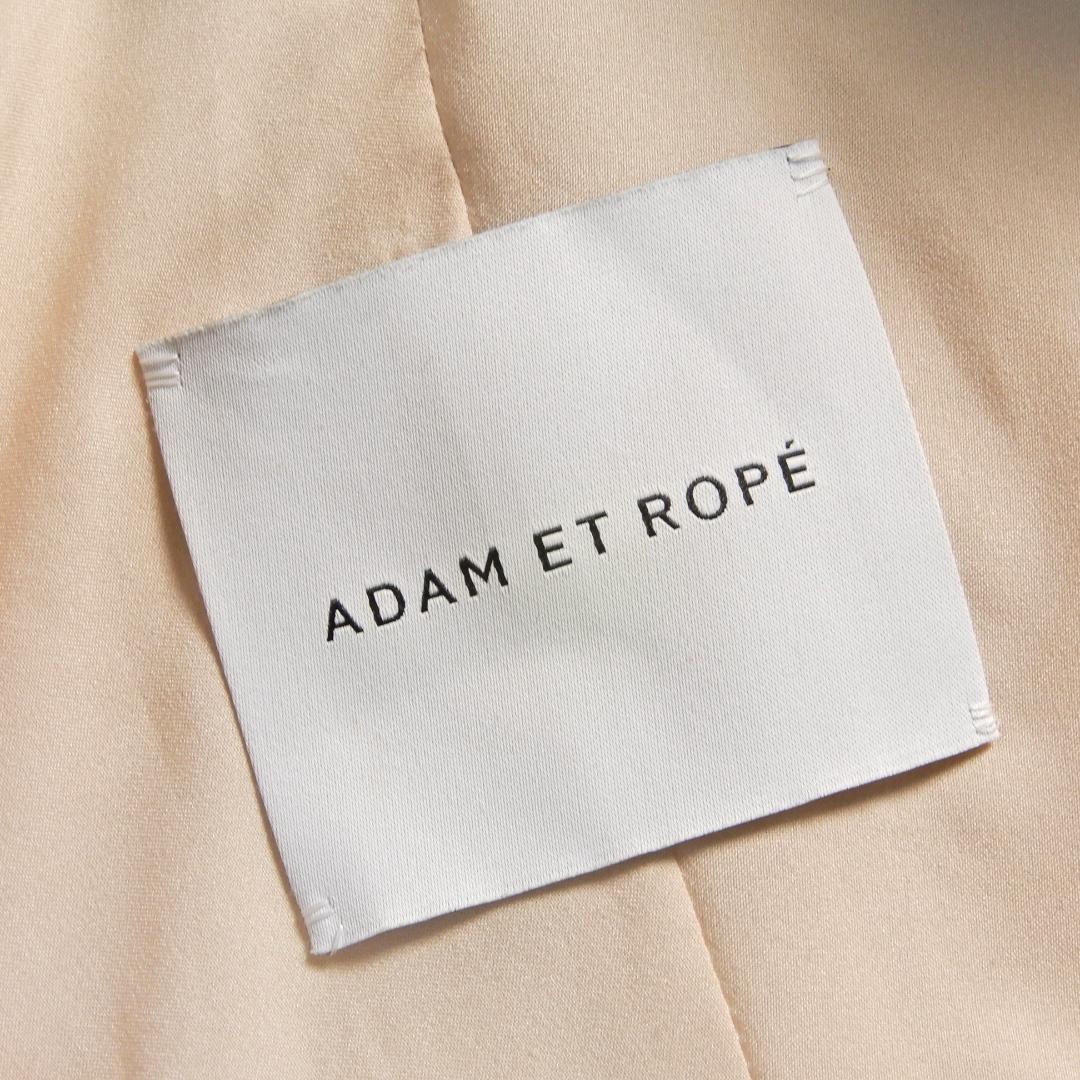 アダムエロぺ モヘヤ 起毛 シャギー 両Vネック ロング コート