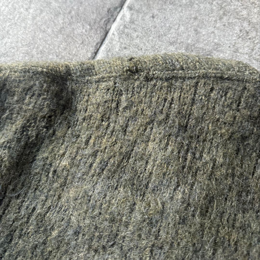 60s usa製 JANTZEN モヘアカーディガン \"モスグリーン\" Lサイズ