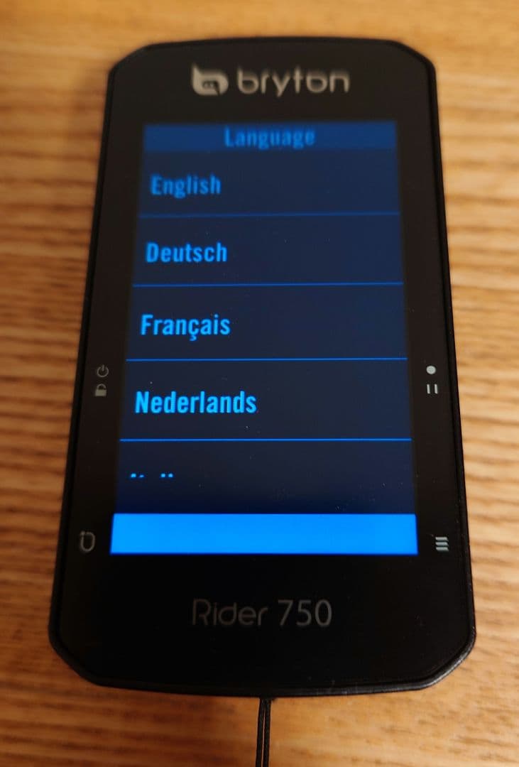 【タッタラー】bryton Rider 750 サイクルコンピューター本体