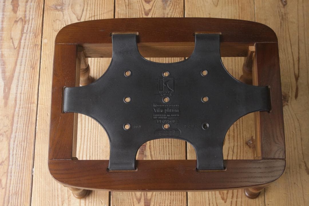 飛騨産業 キツツキ 穂高 オットマン スツール 足置き オーク材 レトロ