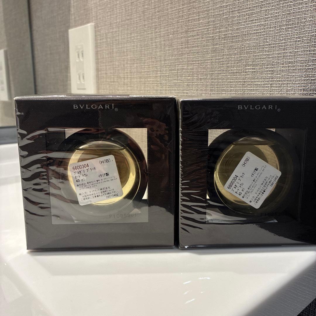 【未開封2個セット】BVLGARI ブルガリ ブラック　オードトワレ 廃盤