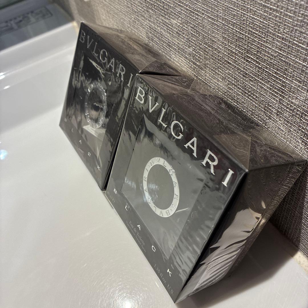 【未開封2個セット】BVLGARI ブルガリ ブラック　オードトワレ 廃盤