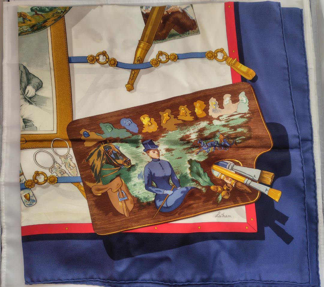 エルメス　スカーフ　カレ90　エルメスの思い出　シルク