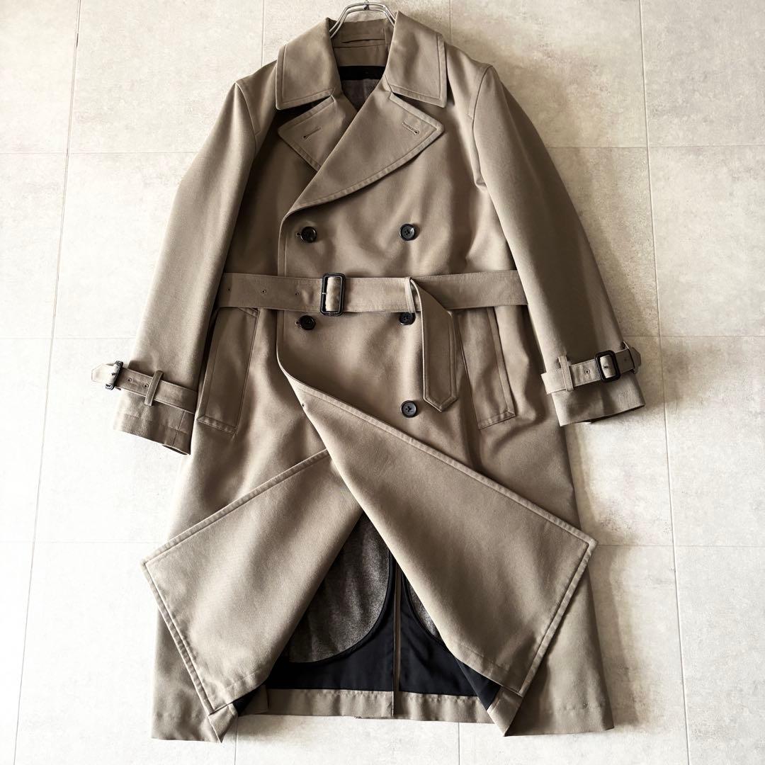 極美品✨️マーガレットハウエル ライナー付きトレンチコート 1 ブラウンベージュ