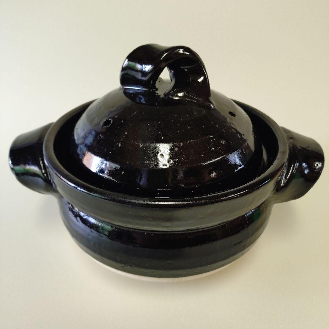 信楽焼　3合ご飯炊き土鍋　飯炊き鍋