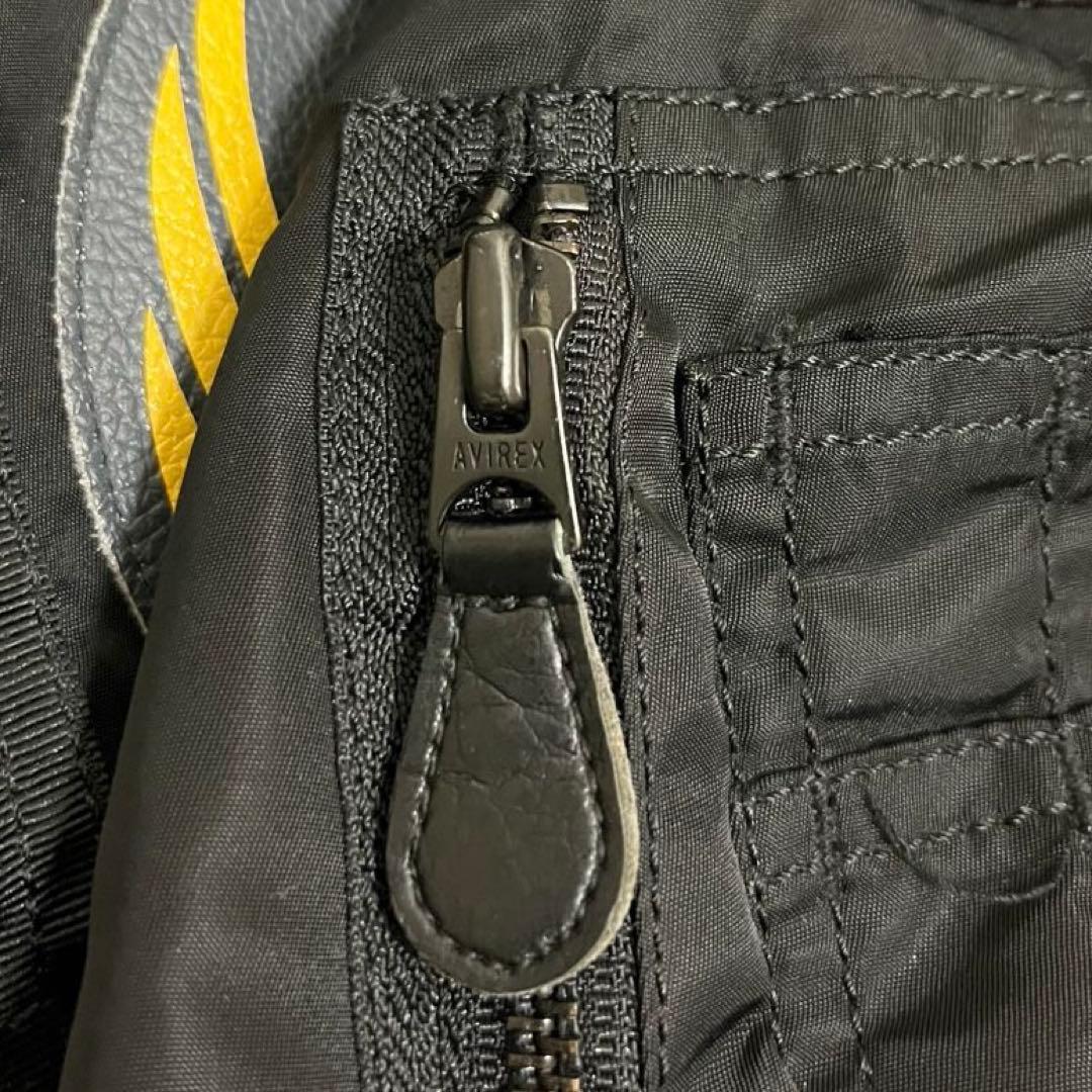 ゆ*ぱ様 〈美品〉AVIREX MA-1 トップガンフライトジャケット M ブラ
