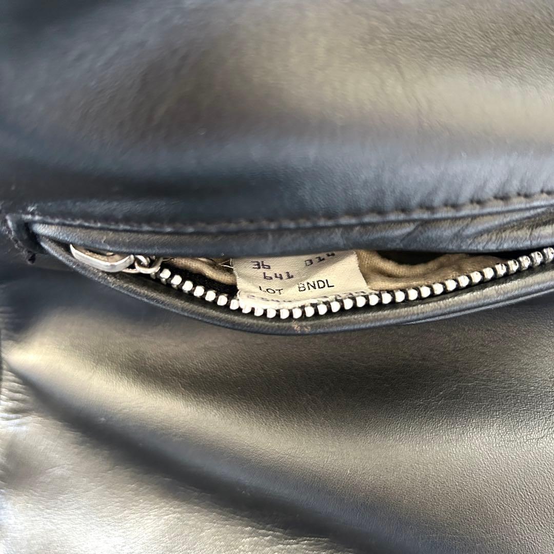 【極美品】ショット　シングル　ライダースジャケット　641 ブラック　M相当