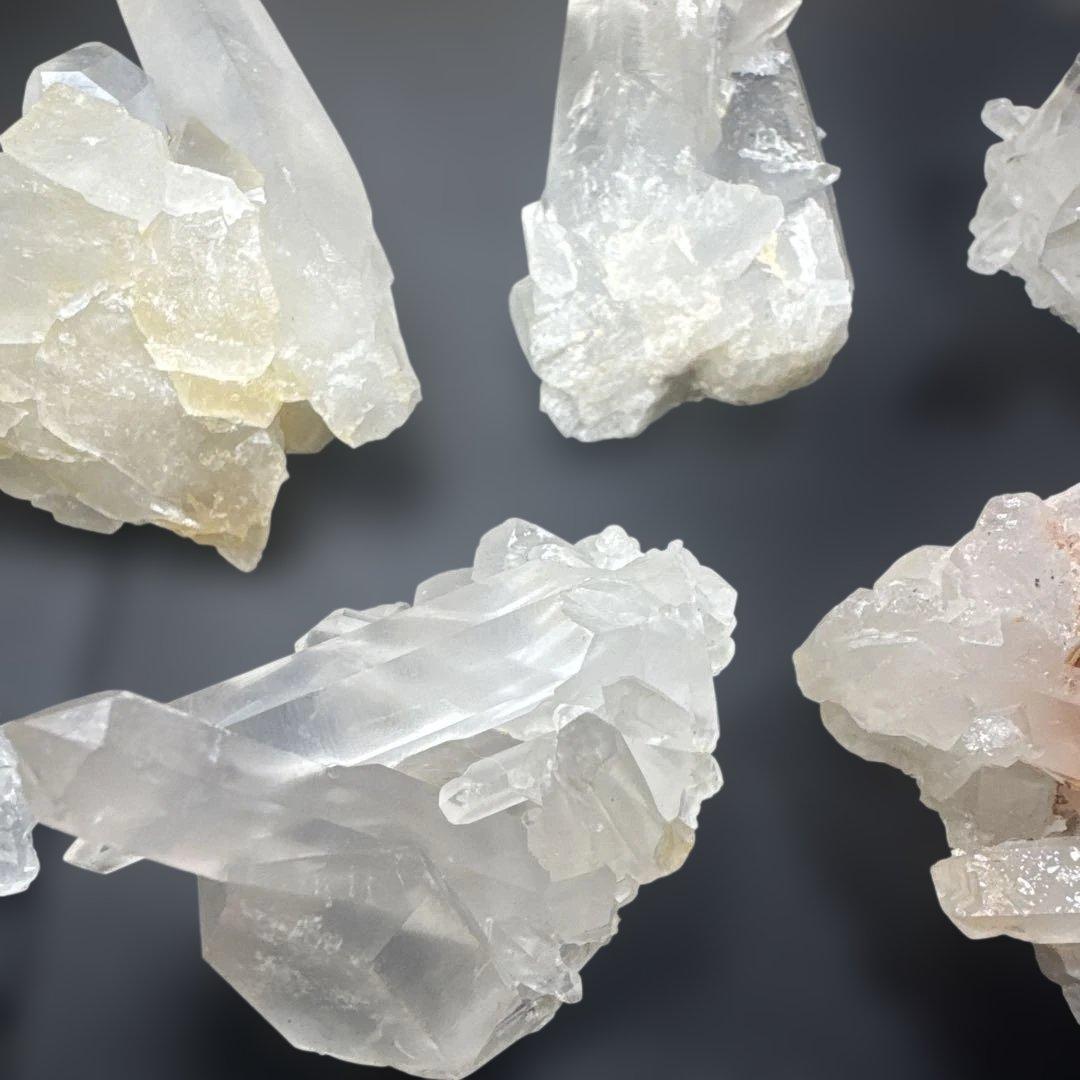 【高品質】水晶ミニクラスター10個セット 原石標本