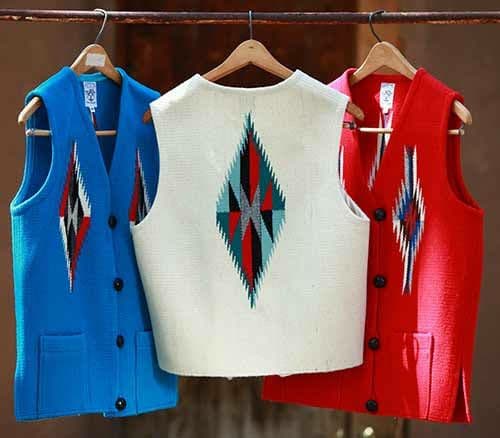 新品❗️ オルテガ　チマヨ　USA 100%ウール ターコイズ　サンダーバード