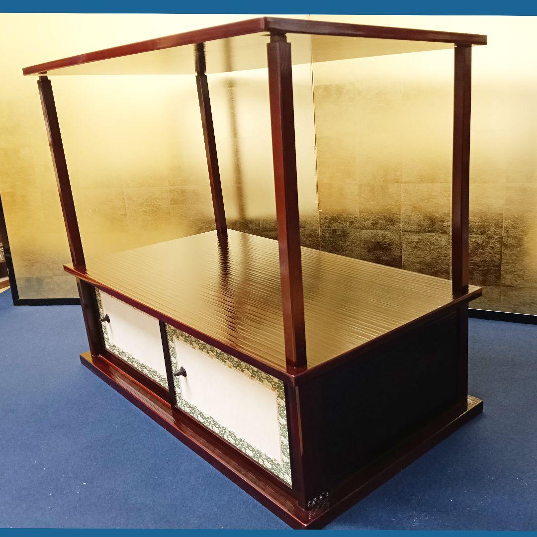 AO38 紹鴎棚 組立式 茶道具棚物 溜塗 紙箱入 じょうおうたな