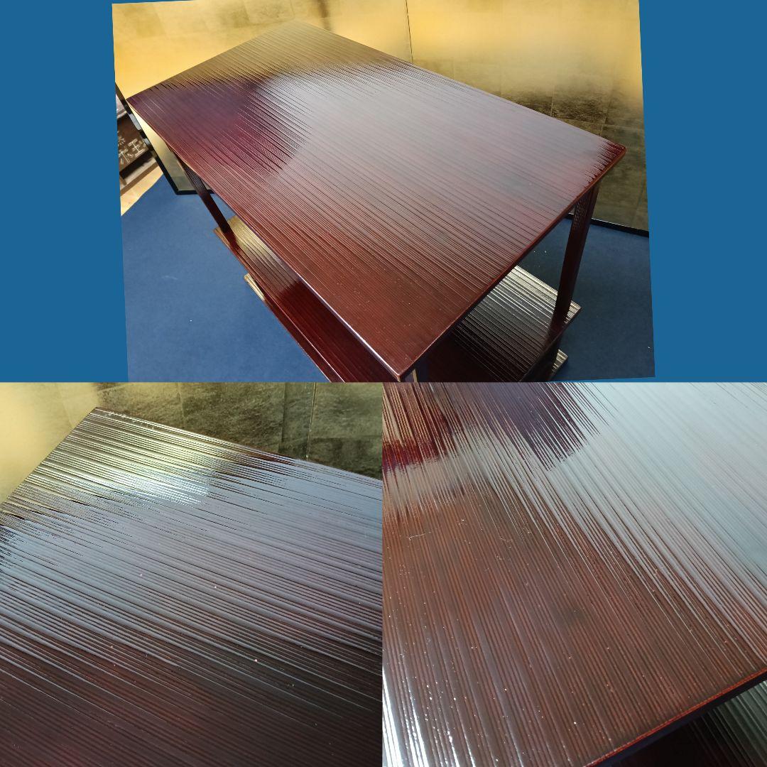 AO38 紹鴎棚 組立式 茶道具棚物 溜塗 紙箱入 じょうおうたな