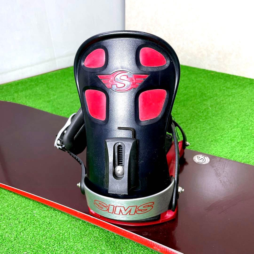 お買得！シムス　SIMS king 156cm メンズ　スノーボードセット