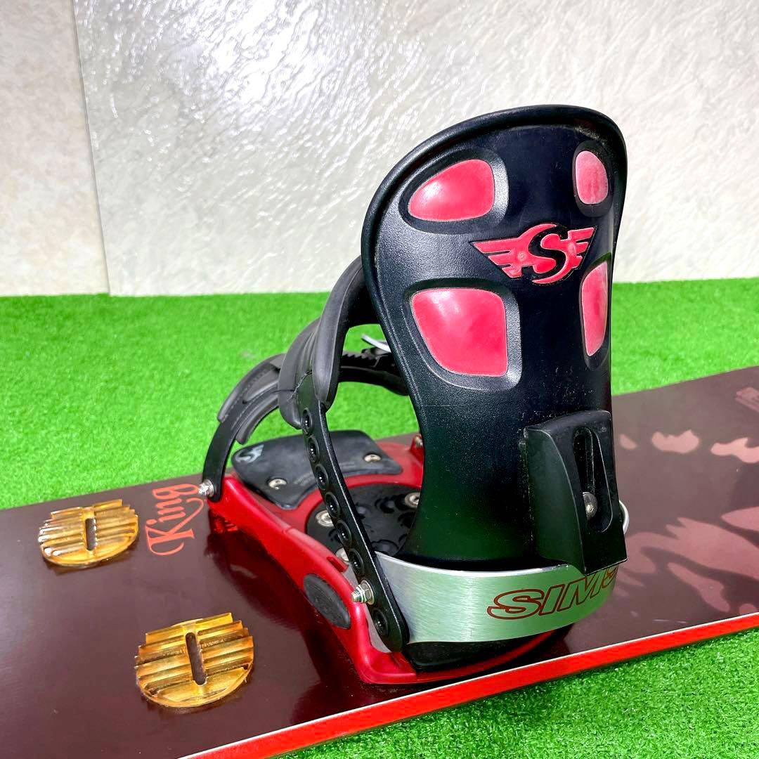 お買得！シムス　SIMS king 156cm メンズ　スノーボードセット