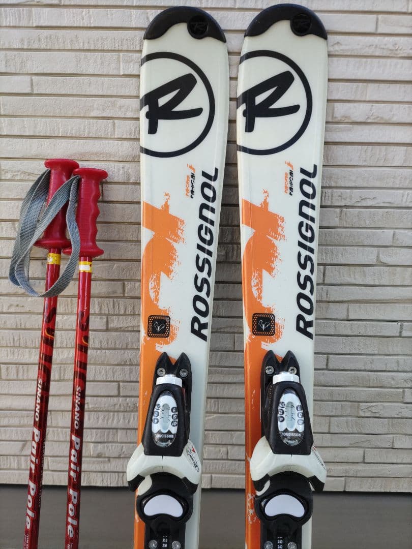 ROSSIGNOL ロシニョール　スキー板110cm ストック　セット 子供用