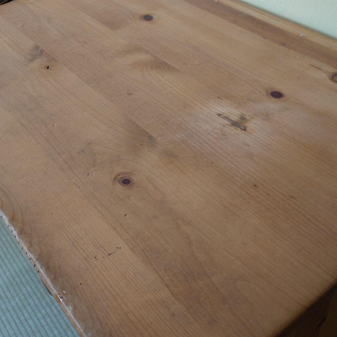 天然木パイン材　学習机