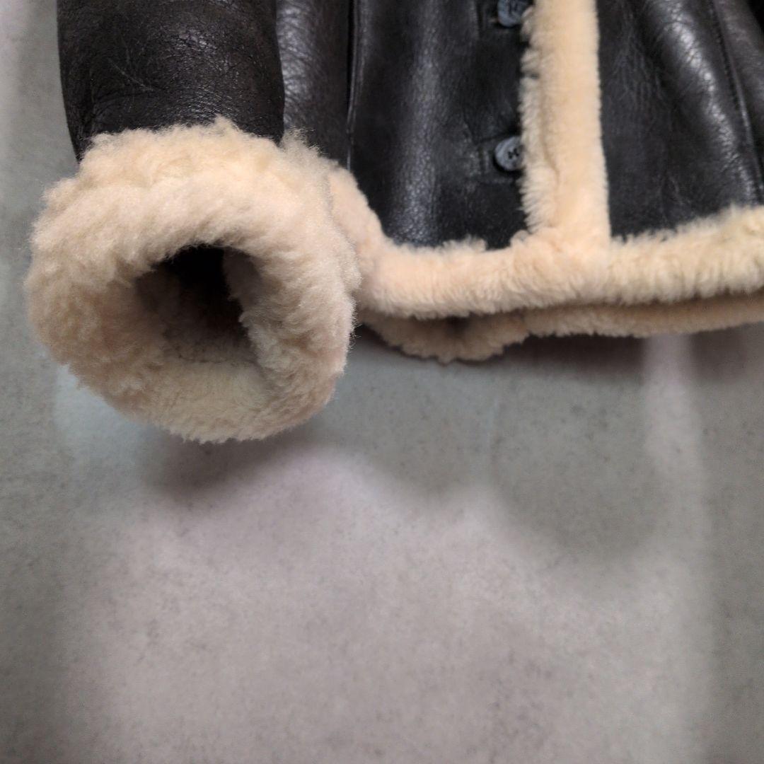 USA製 Schott 266SW ムートンジャケット 羊革 レディース M