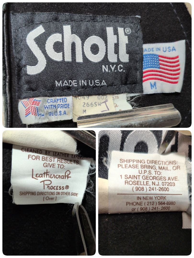 USA製 Schott 266SW ムートンジャケット 羊革 レディース M