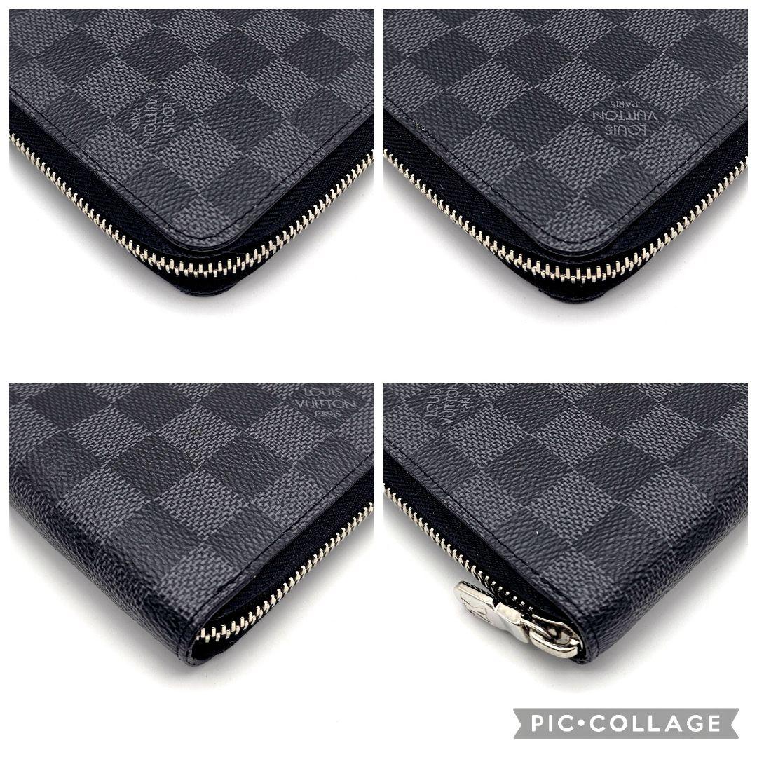 ルイヴィトン　ジッピーオーガナイザー　新型　ダミエグラフィット　長財布　D103