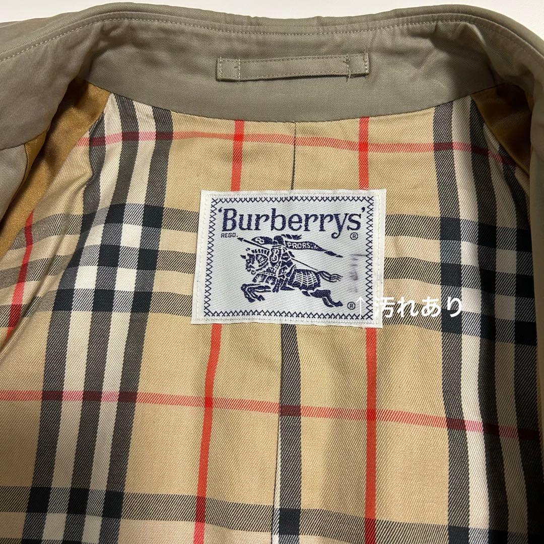 【希少/玉虫色】バーバリー プローサム トレンチコート 綿100% 白タグ