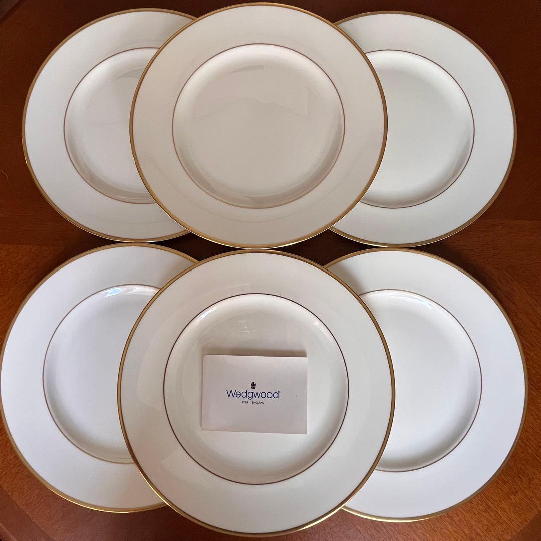 【新品】英国製　ウェッジウッド★カリフォルニア★ディナー皿　6枚
