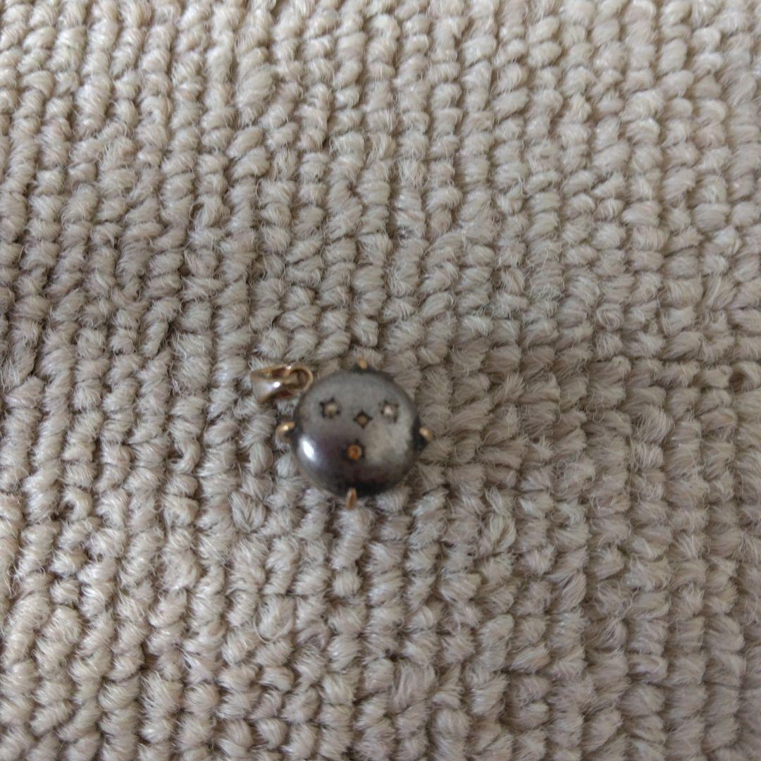 隕石キベオン＆ダイヤホワイトゴールド加工