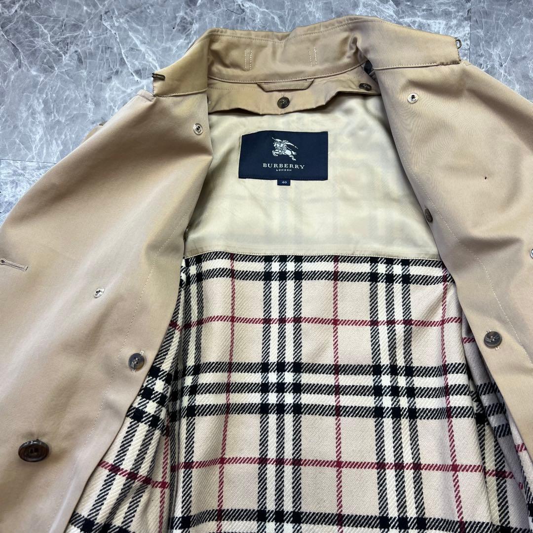 極美品♡バーバリーロンドン　トレンチコート　ベルト　ライナー　ハニーベージュ　L