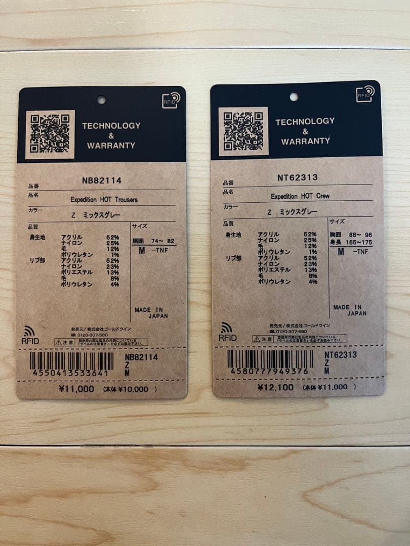 THE NORTH FACE エクスペディションホット上下セット M グレー