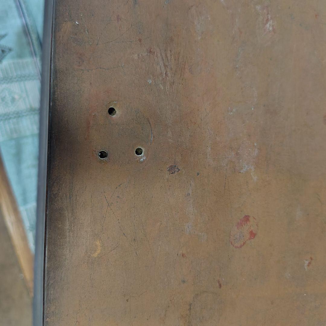 昭和レトロな銅板張り　陳列棚　ショーケース