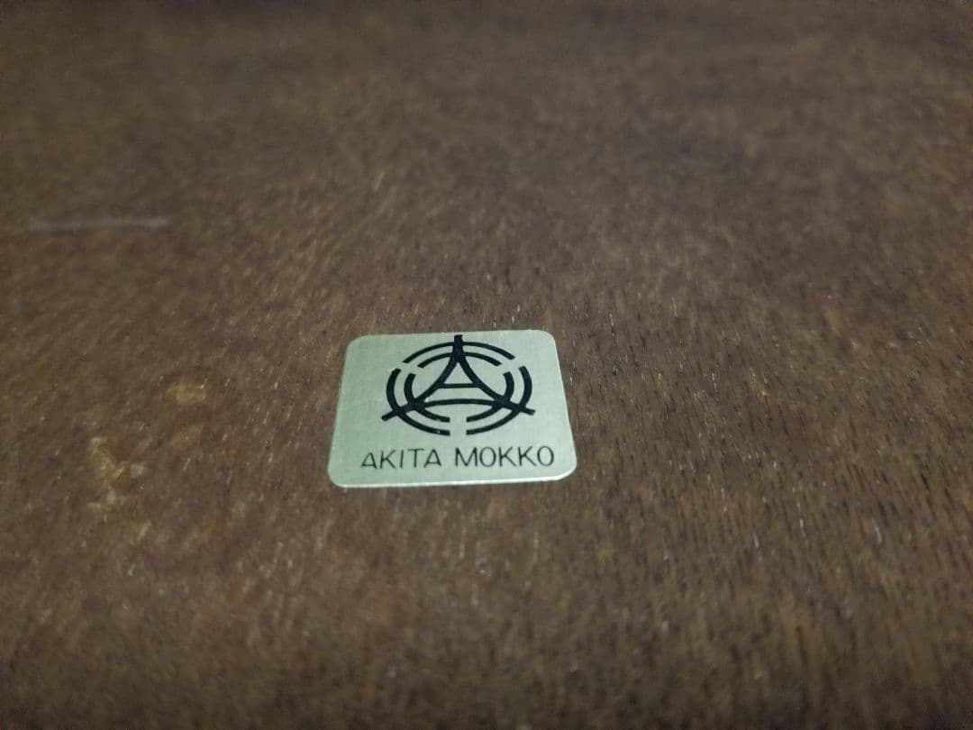 秋田木工　ヴィンテージ　オーバル　ラウンド　ミラー