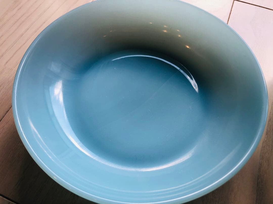 【FireKing】ターコイズブルー計10点ベリー＆サラダボウル・セットでお得！