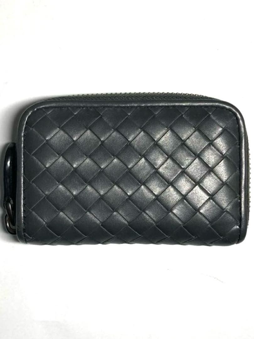 美品　ボッテガヴェネタ　イントレチャート　ケース　カードケース　グレー