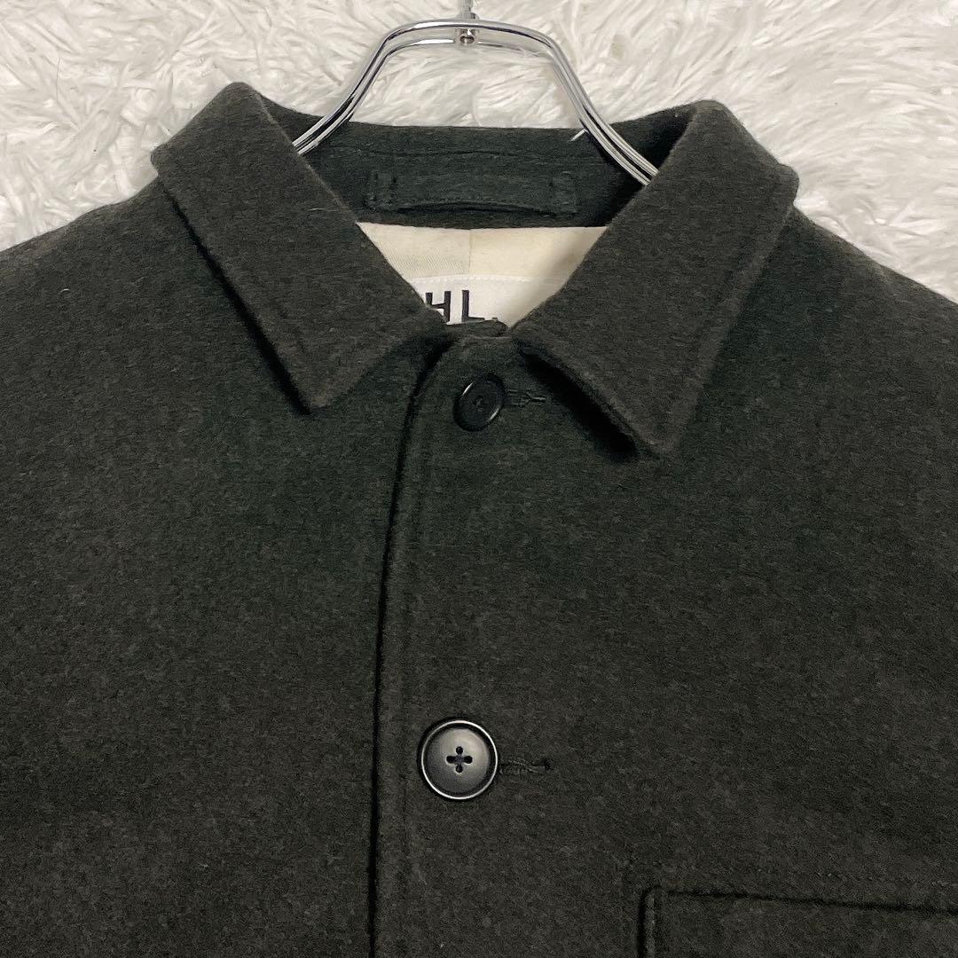 人気のLサイズ✨MHL. マーガレットハウエル ウールロングコート ステンカラー