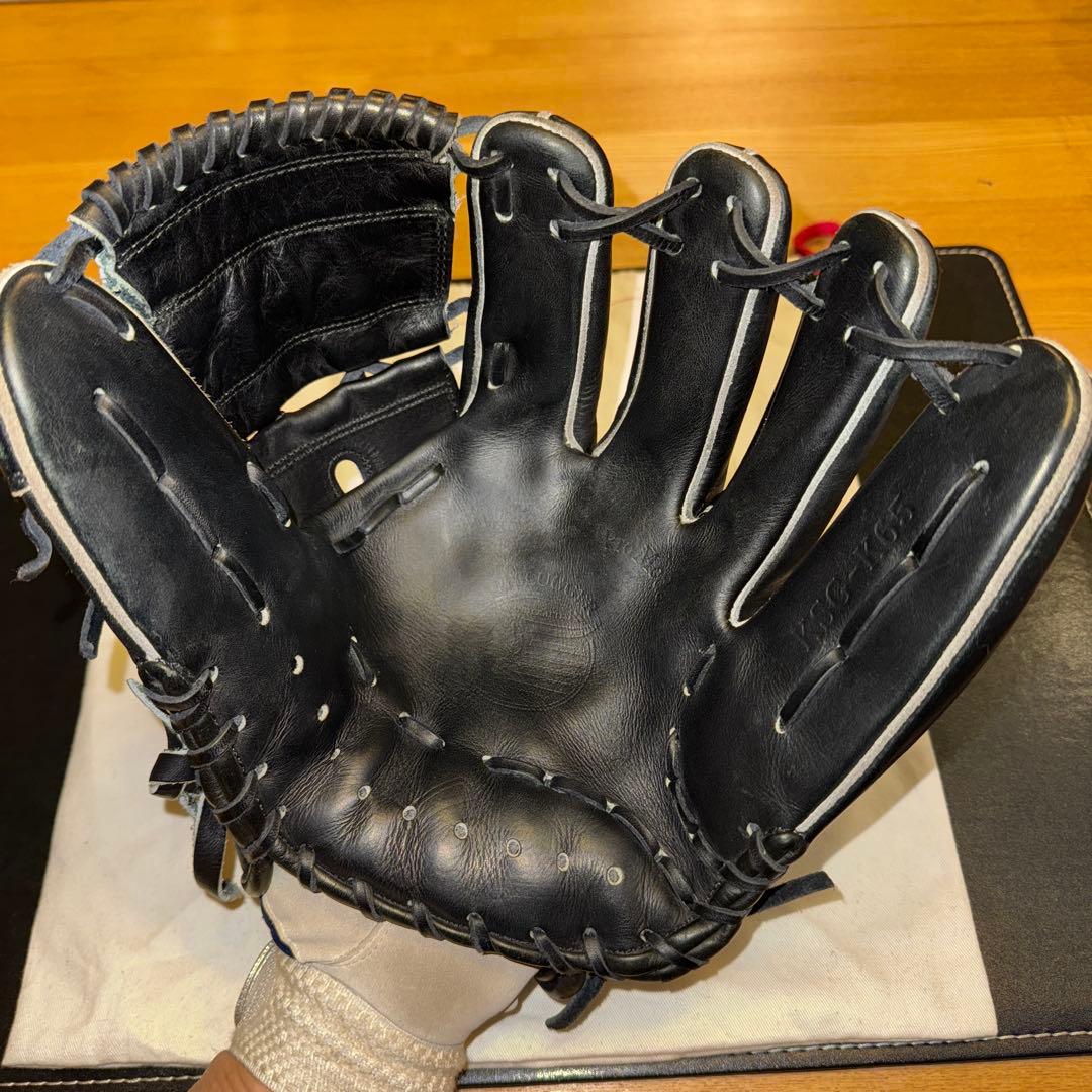 久保田スラッガー 投手用 硬式グローブ KSG-K65 ブラック 美品！