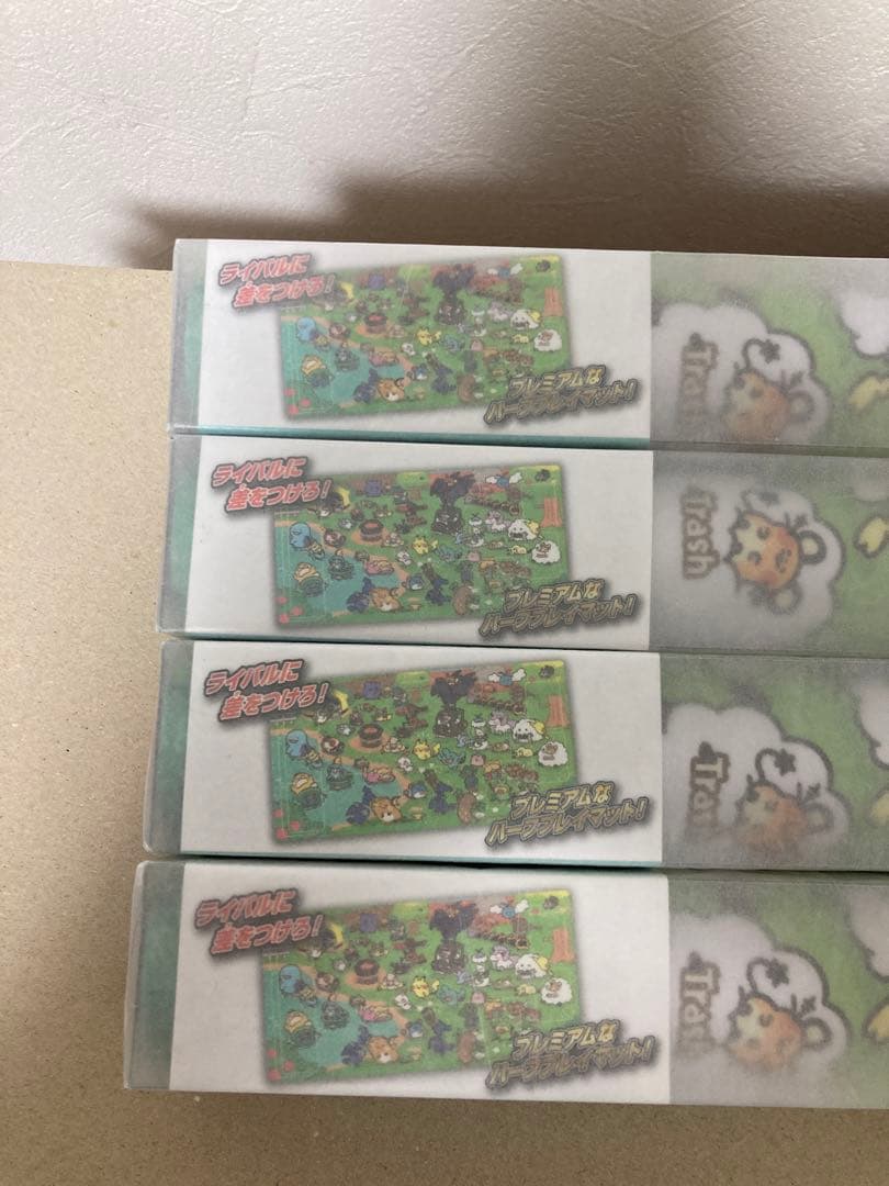 ４個 新品未開封 ポケモンカード ゆるっとカナヘイ プレイマット ラバー