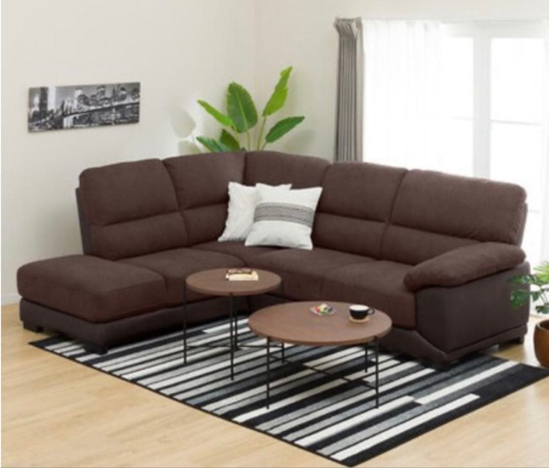 NITORI 布張りカウチソファ 幅240cm