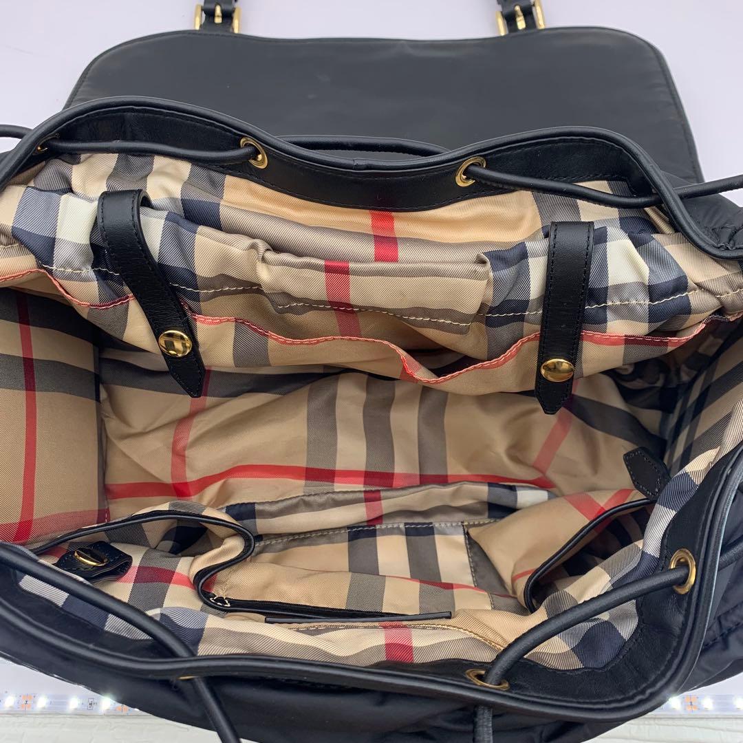 希少！Burberry ノバチェックマザーズバッグ キルティングレザー2Way