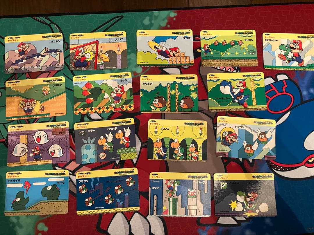 当時物 スーパーマリオ カードセット トップサン　57枚セット キラ有 オマケ付