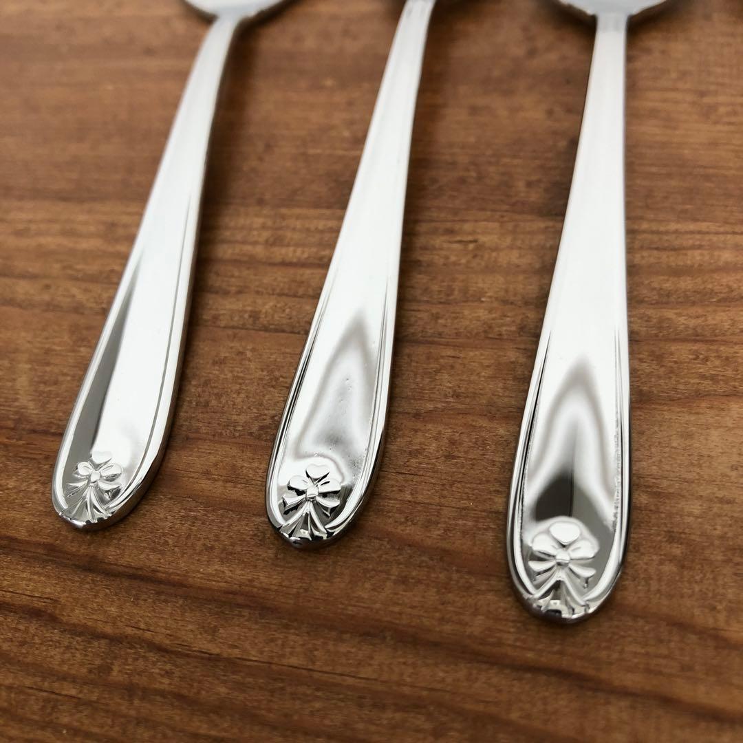 未使用　ラッキーウッド　マリエッタ　カトラリー40本セット　リボン　ハート